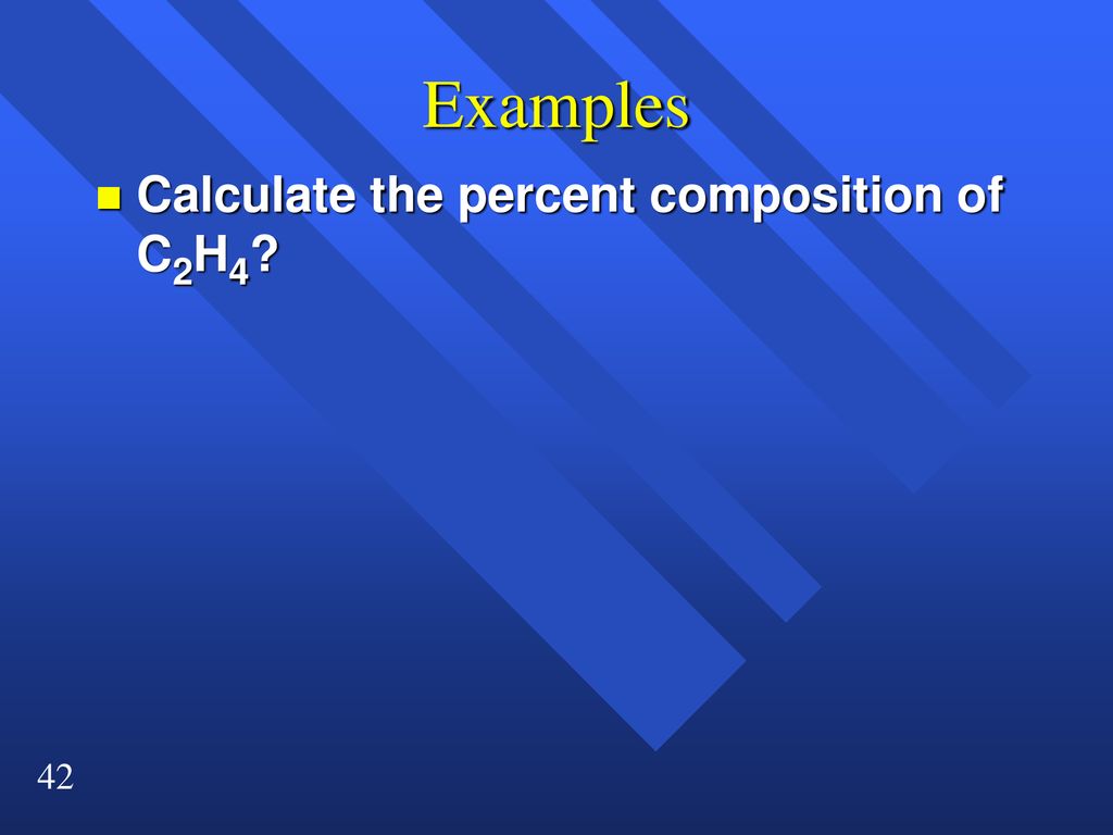 Chemical Quantities or ppt download